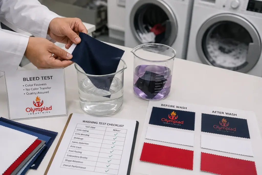 Bleed & Washing Test