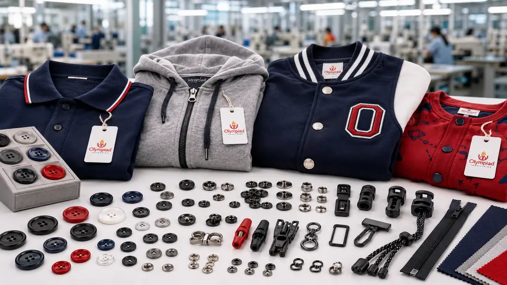 Raw Materials - Buttons, Snaps & Fasteners