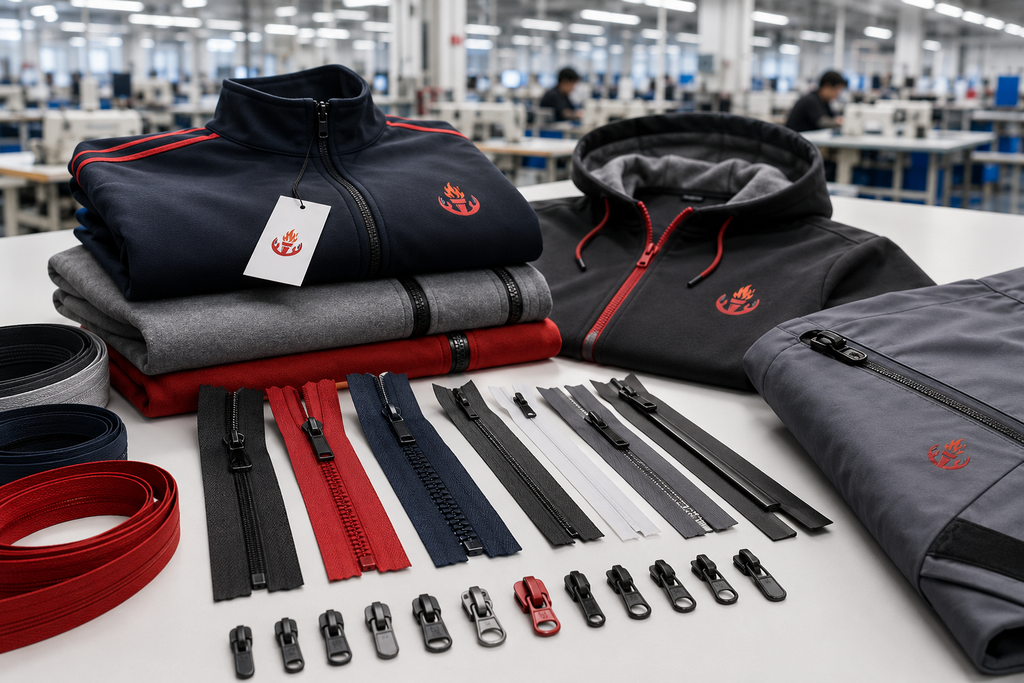 Raw Materials - Zippers