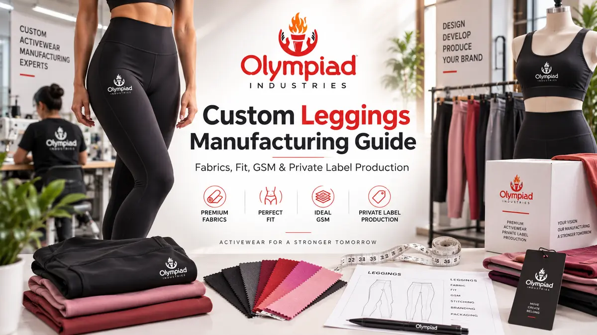 Custom Leggings Manufacturing Guide for Brands & Teams