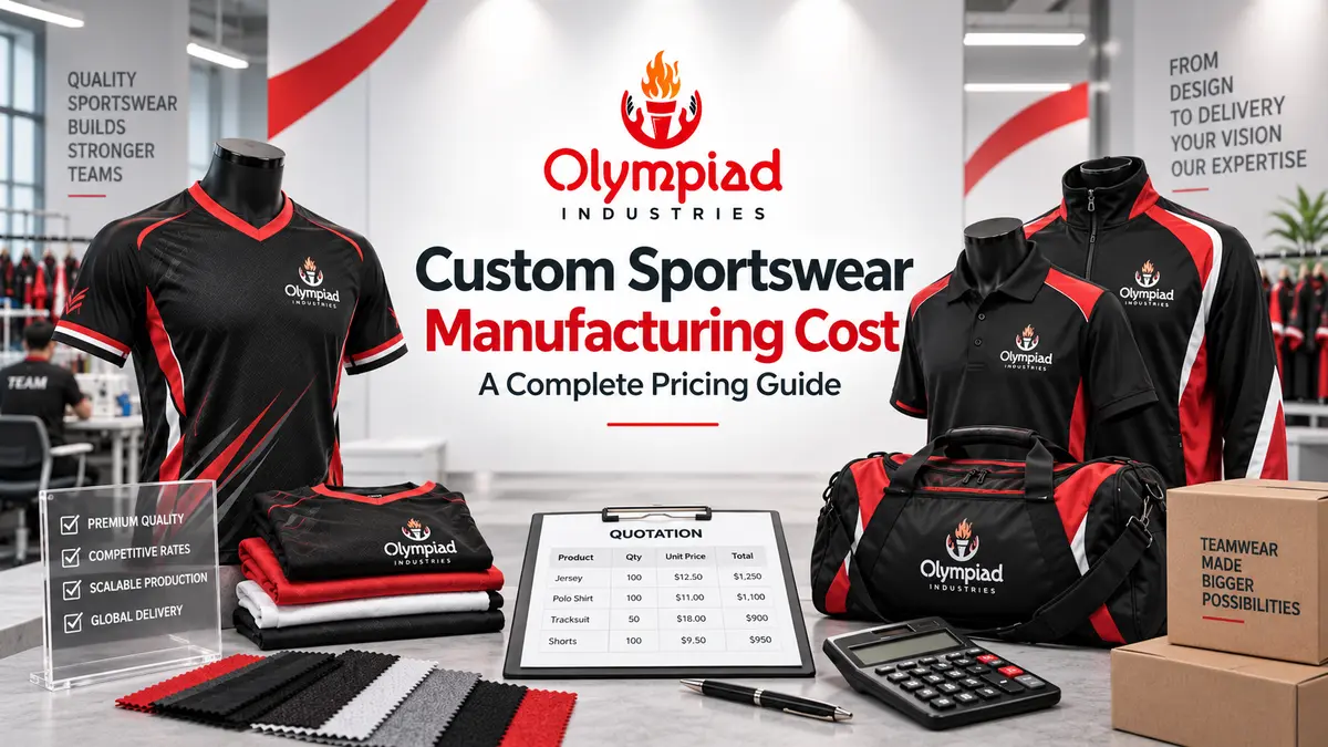 Custom Sportswear Manufacturing Cost
