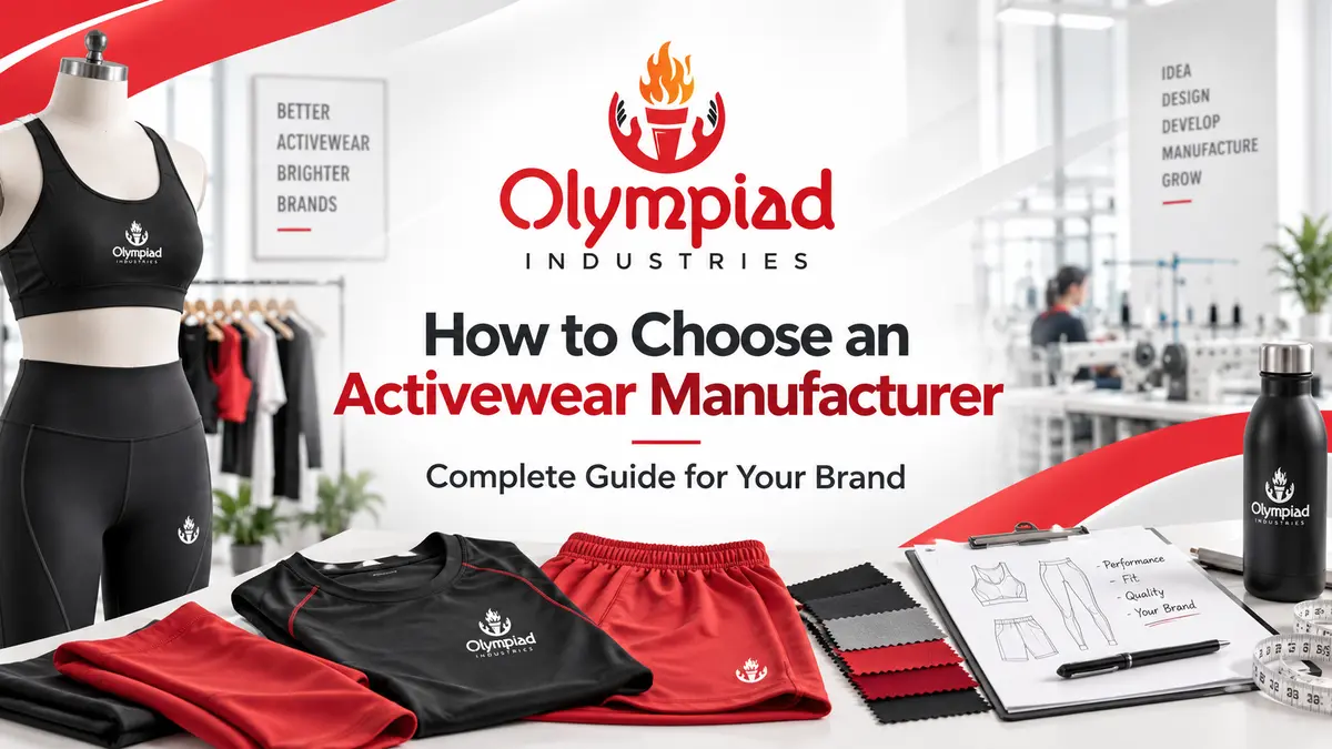How to Choose an Activewear Manufacturer for Your Brand